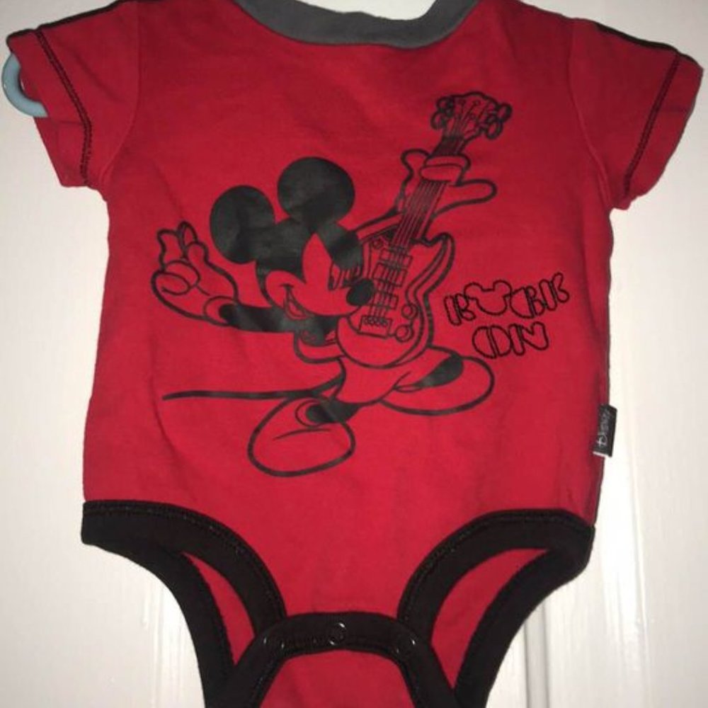 Disney Mickey Mouse Onesie (0-3 Months)